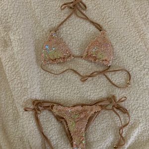 Sparkle sequence bikini 👙